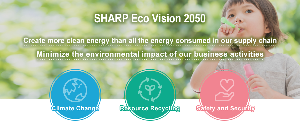 SHARP Eco Vision 2050