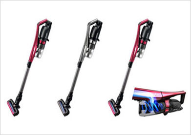 EC-SR3SX-P/-S and EC-SR3S-P RACTIVE Air Power Cordless Stick Vacuum Cleaners