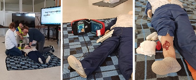 First aid training