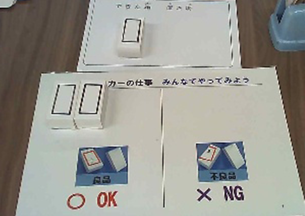 Checking finished products for defects