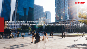 Photo: FY2025 Financial Summary and Progress of FY2025-2027 Medium-Term Management Plan
