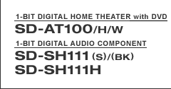 SD-AT100/H/W   SD-SD111(S)/(BK)   SD-SH111H