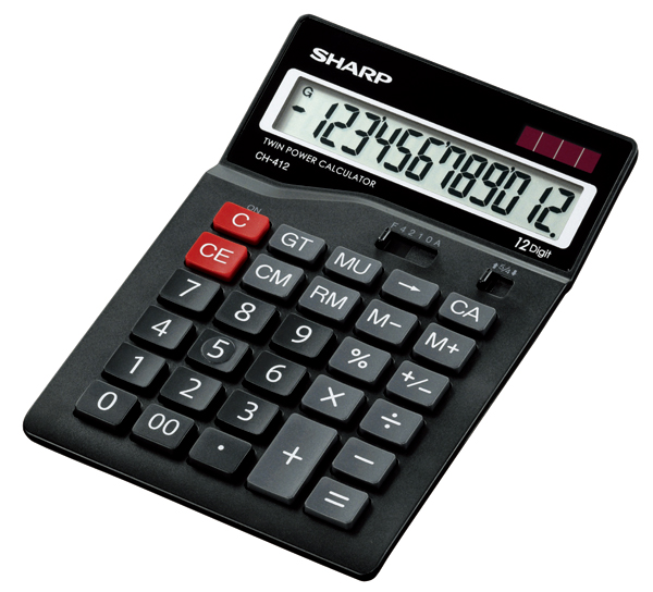 Sharp EL-338G Tischrechner 12-stellig