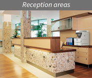 Reception areas