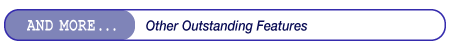 Other Outstanding Features