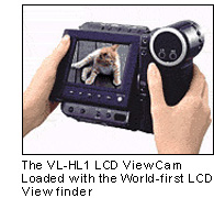 The VL-HL1 LCD ViewCam Loaded with the World-first LCD Viewfinder