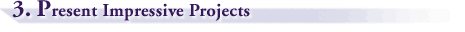 3. Present Impressive Projects