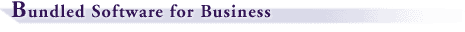 Bundled Software for Business