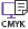 プリントジョブ(CMYK)アイコン