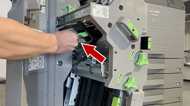 ステープルのカートリッジを交換する方法が知りたい。（BP-FN14