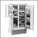 Холодильник SJ-3300X с тремя дверцами и отсеком для овощей