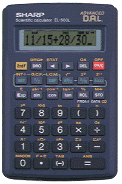 SHARP SCIENTIFIC CALCULATOR EL-500L Advanced D.A.L.